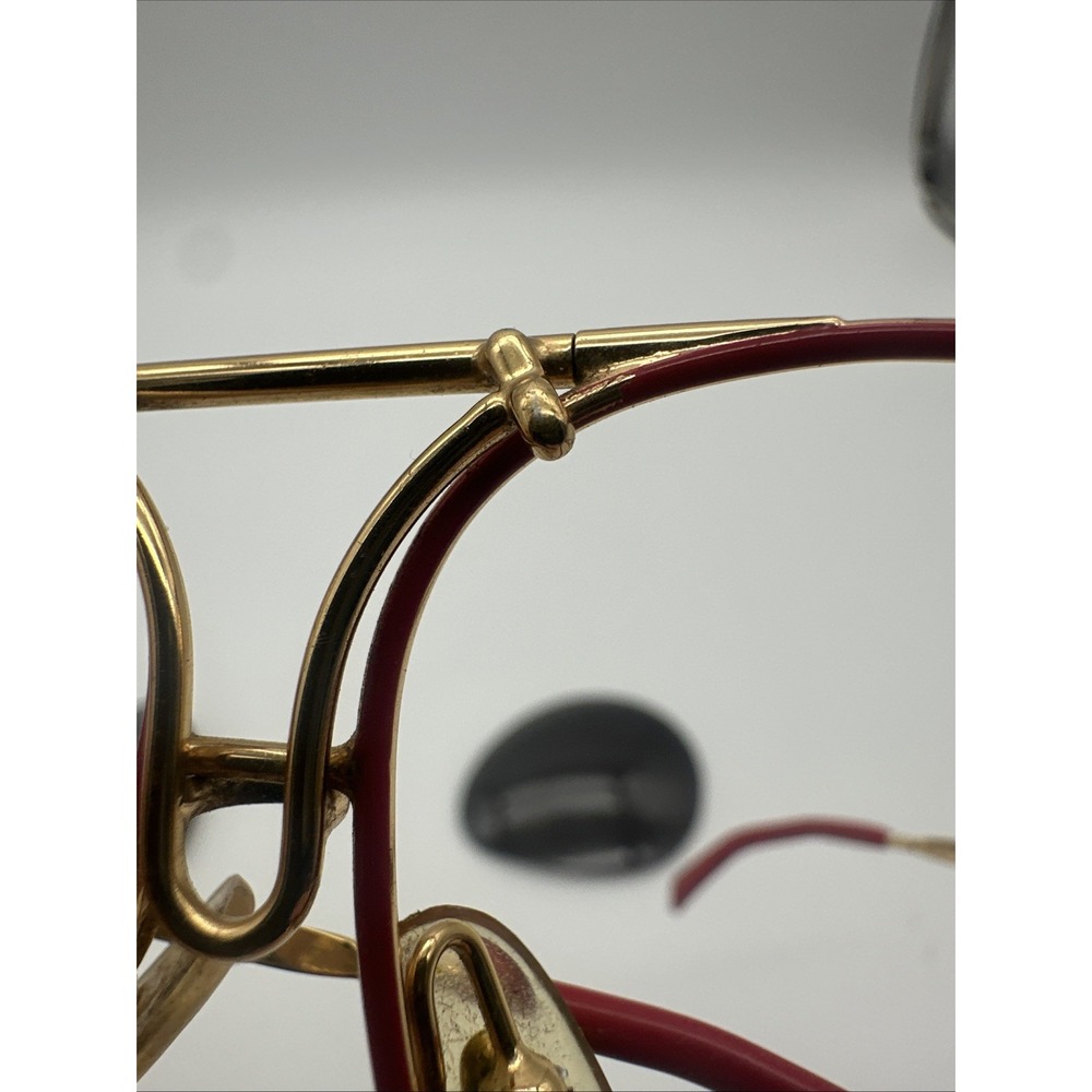 Carrera Porsche Design 5623 Vintage Aviator Sunglasses Gold Red Austria - Picture 8 of 9